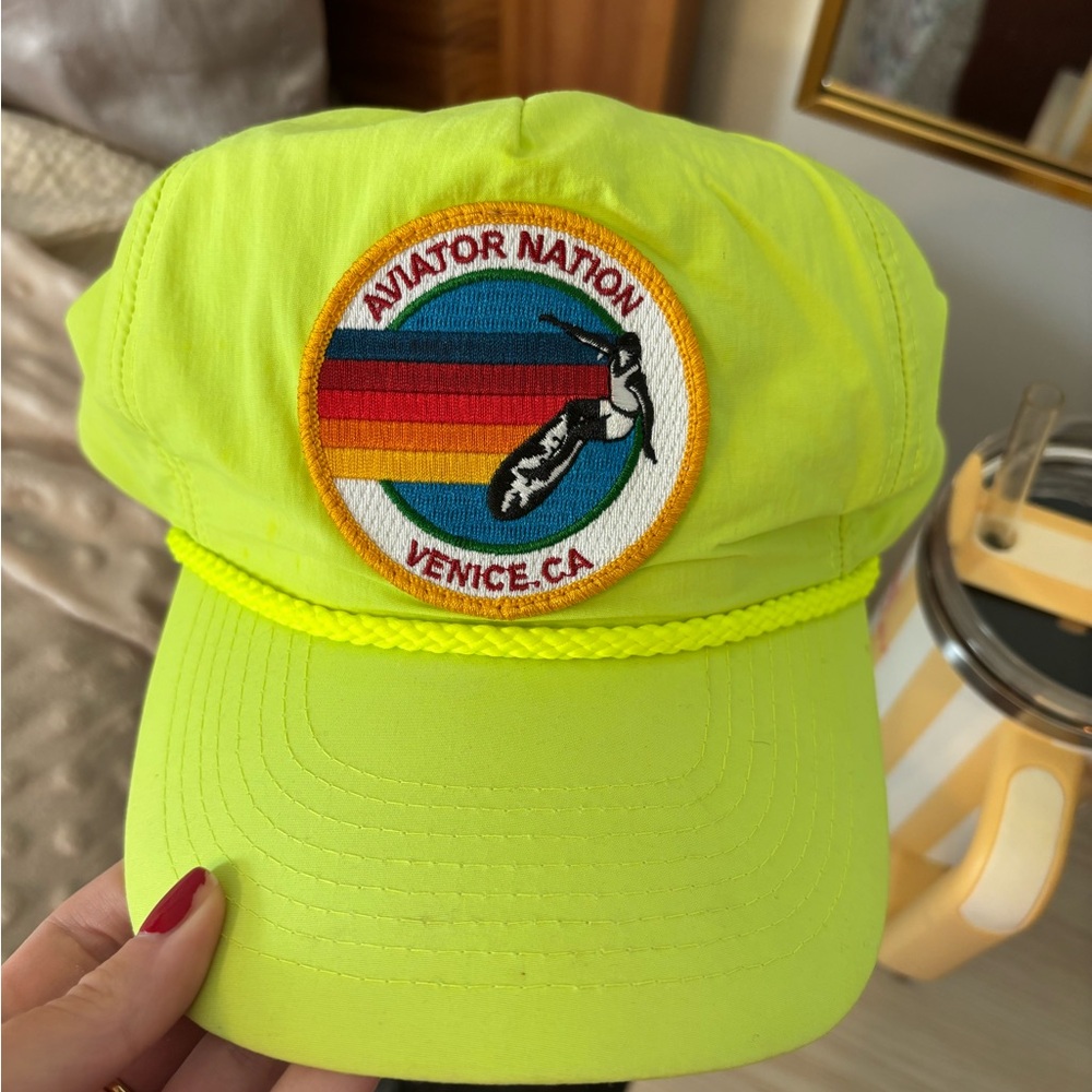 Aviator Nation Neon Yellow Hat
